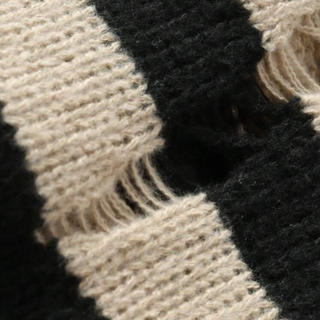 FMECB- Ripped Striped Sweater