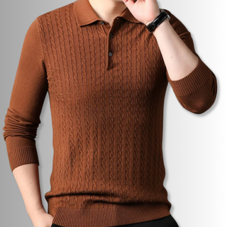 FMECB- Premium Knit Polo Sweater