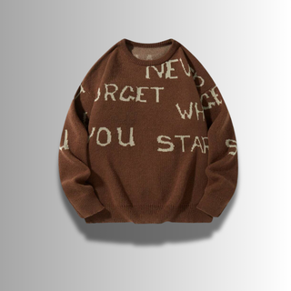 FMECB,- Refined Letter Sweater