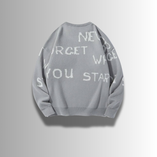 FMECB,- Refined Letter Sweater