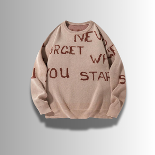 FMECB,- Refined Letter Sweater