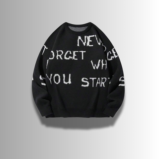 FMECB,- Refined Letter Sweater
