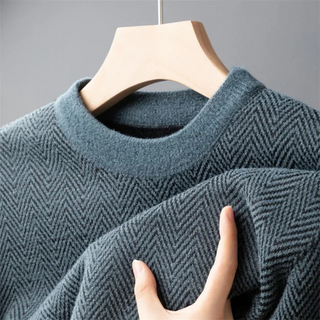 FMECB- Herringbone Crewneck Sweater