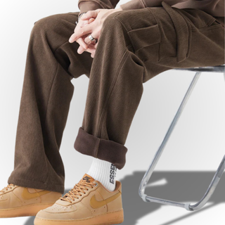 FMECB- Woolen Corduroy Cargo Pants