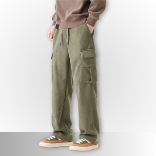 FMECB- Woolen Corduroy Cargo Pants