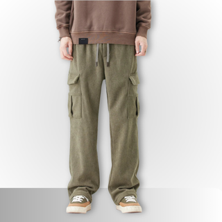 FMECB- Woolen Corduroy Cargo Pants