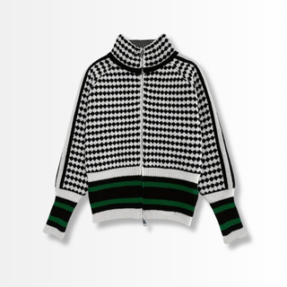FMECB- Houndstooth zip-up