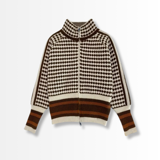 FMECB- Houndstooth zip-up