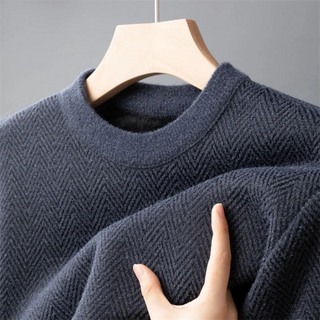 FMECB- Herringbone Crewneck Sweater
